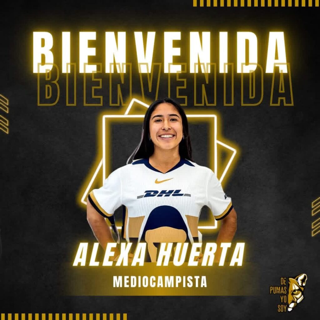 ALEXA HUERTA LLEGA A PUMAS FEMENIL